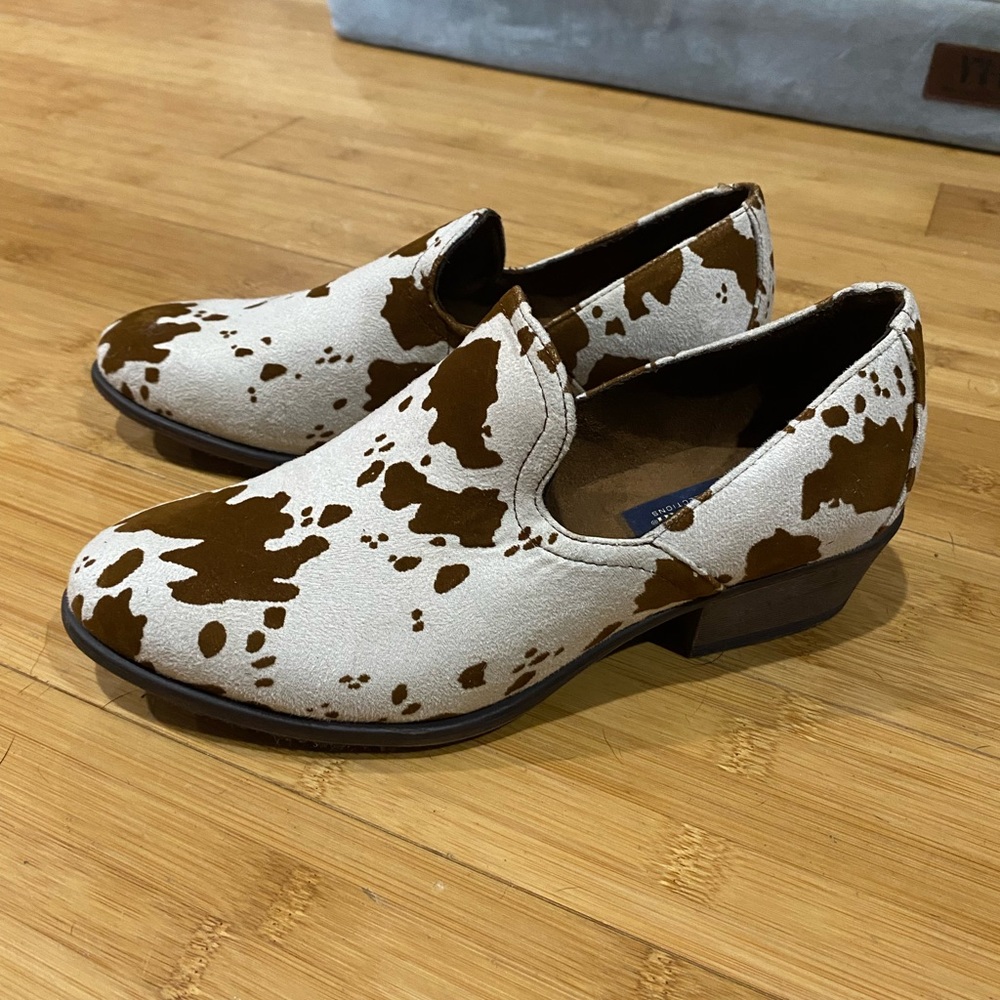 Cow Print Shoes SIZE 7.5